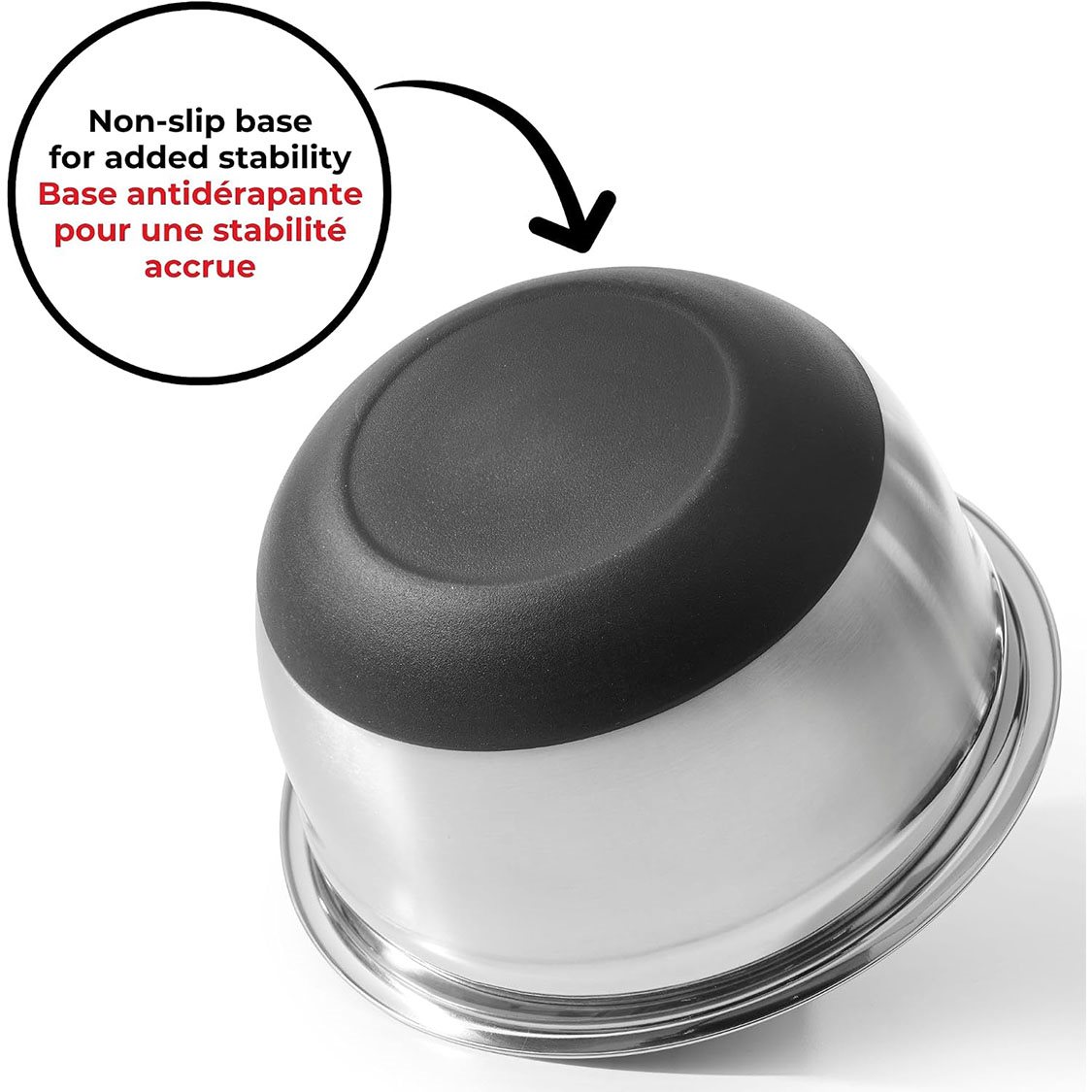 Base Instrmant Bol à mélanger avec base antidérapante 7,6 L